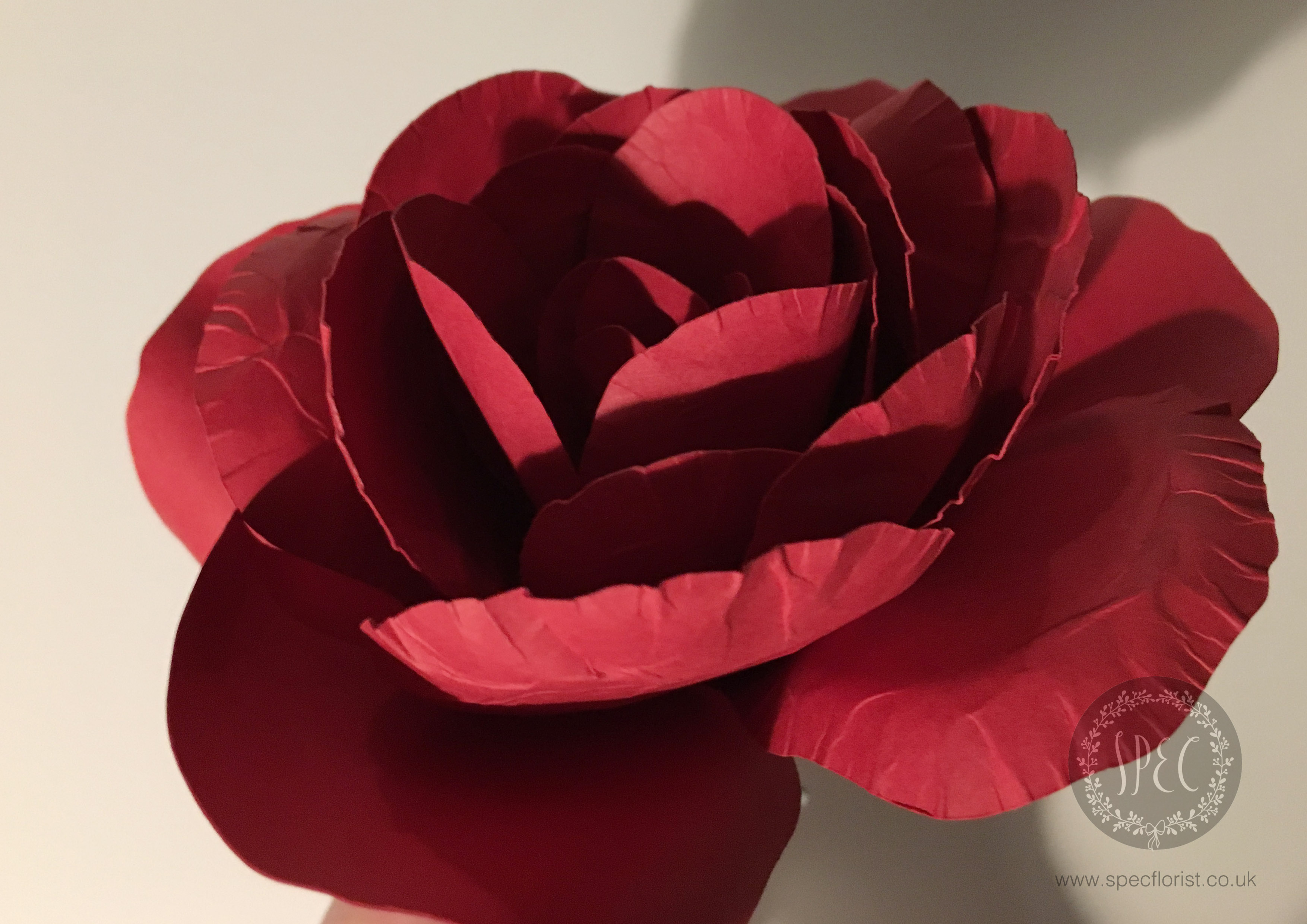 handmade paper rose tutorial