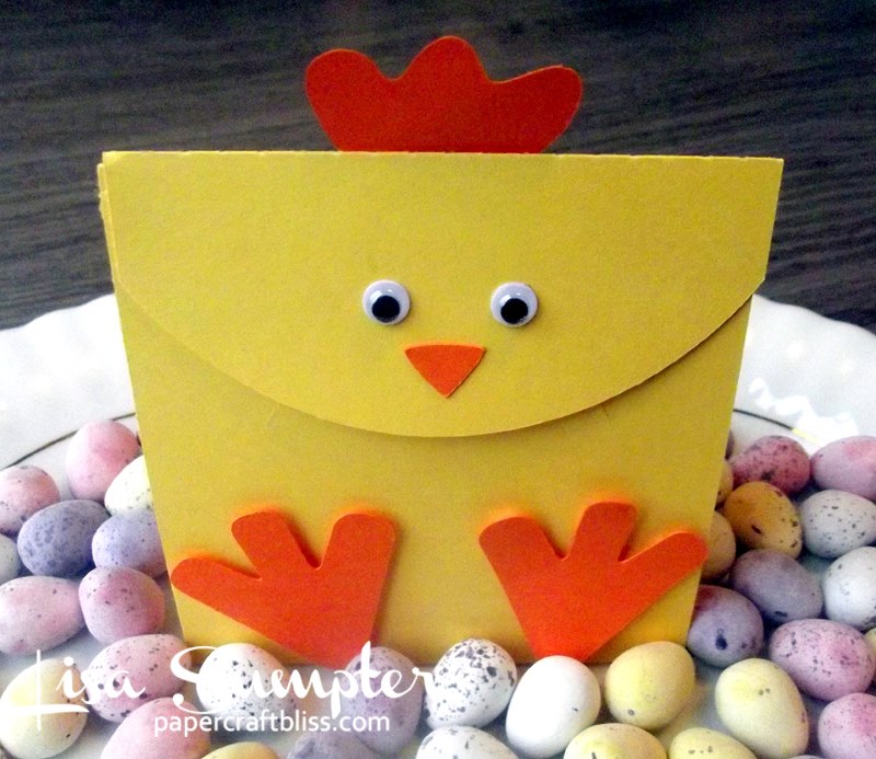 Easter chick treat bag