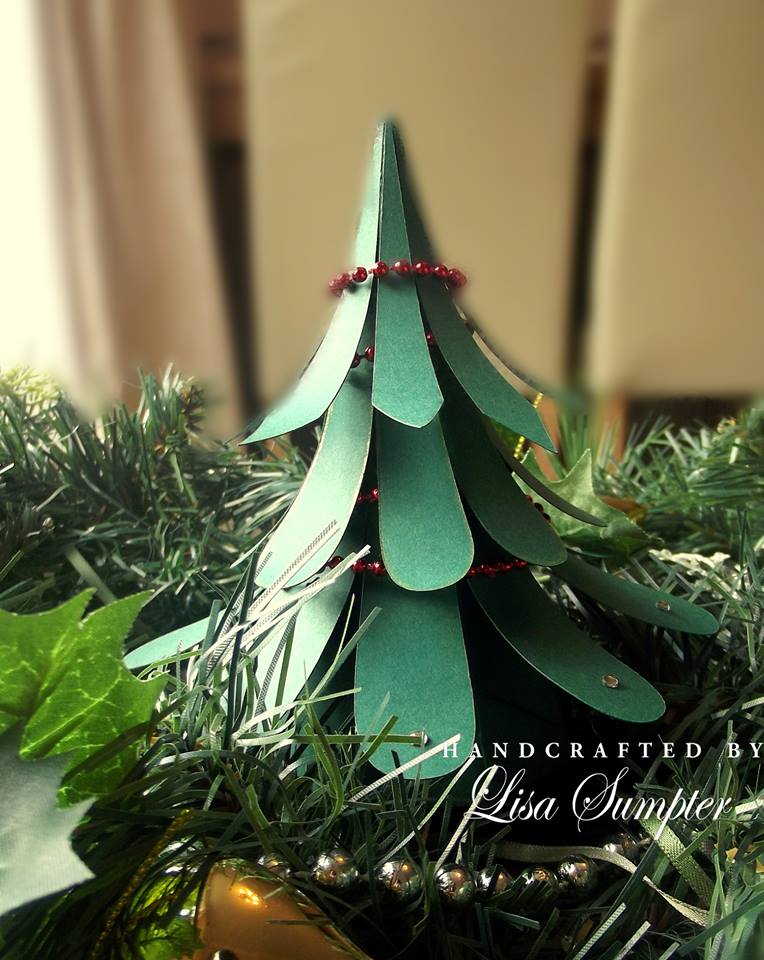 handmade paper christmas tree