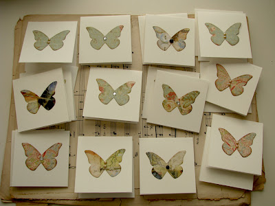 Paper butterfly handmade cards