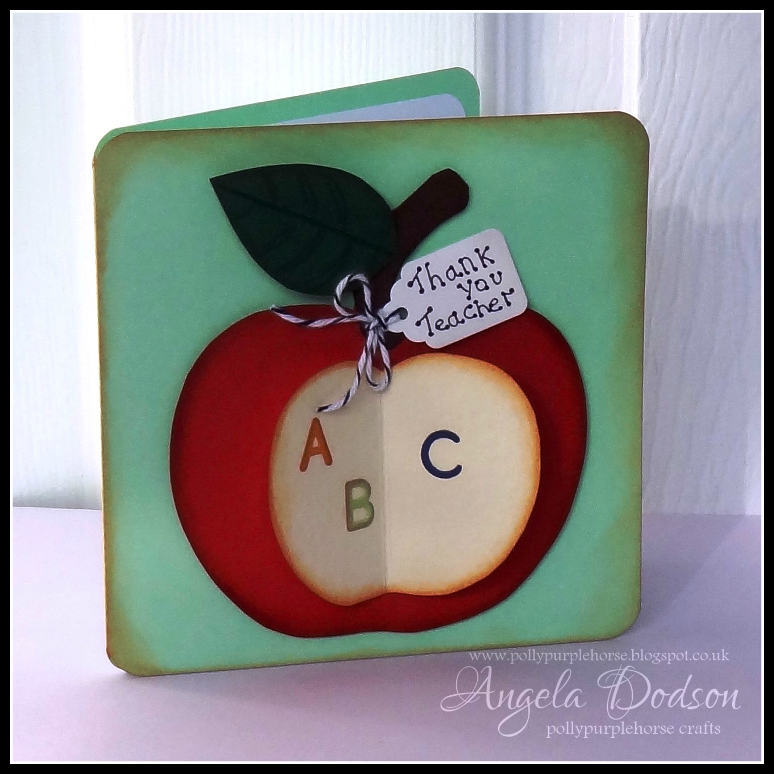 How To Make A Thank You Teacher Apple Card