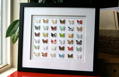 Butterfly wall art