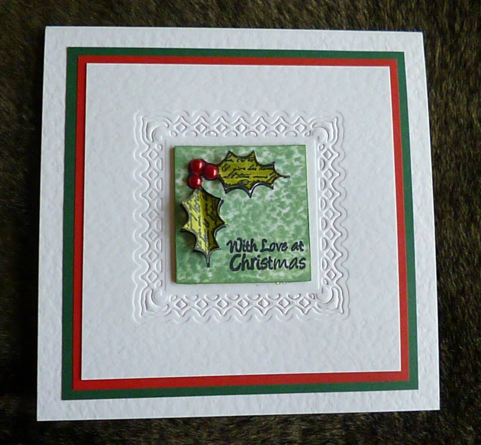 handmade card with central twinchie