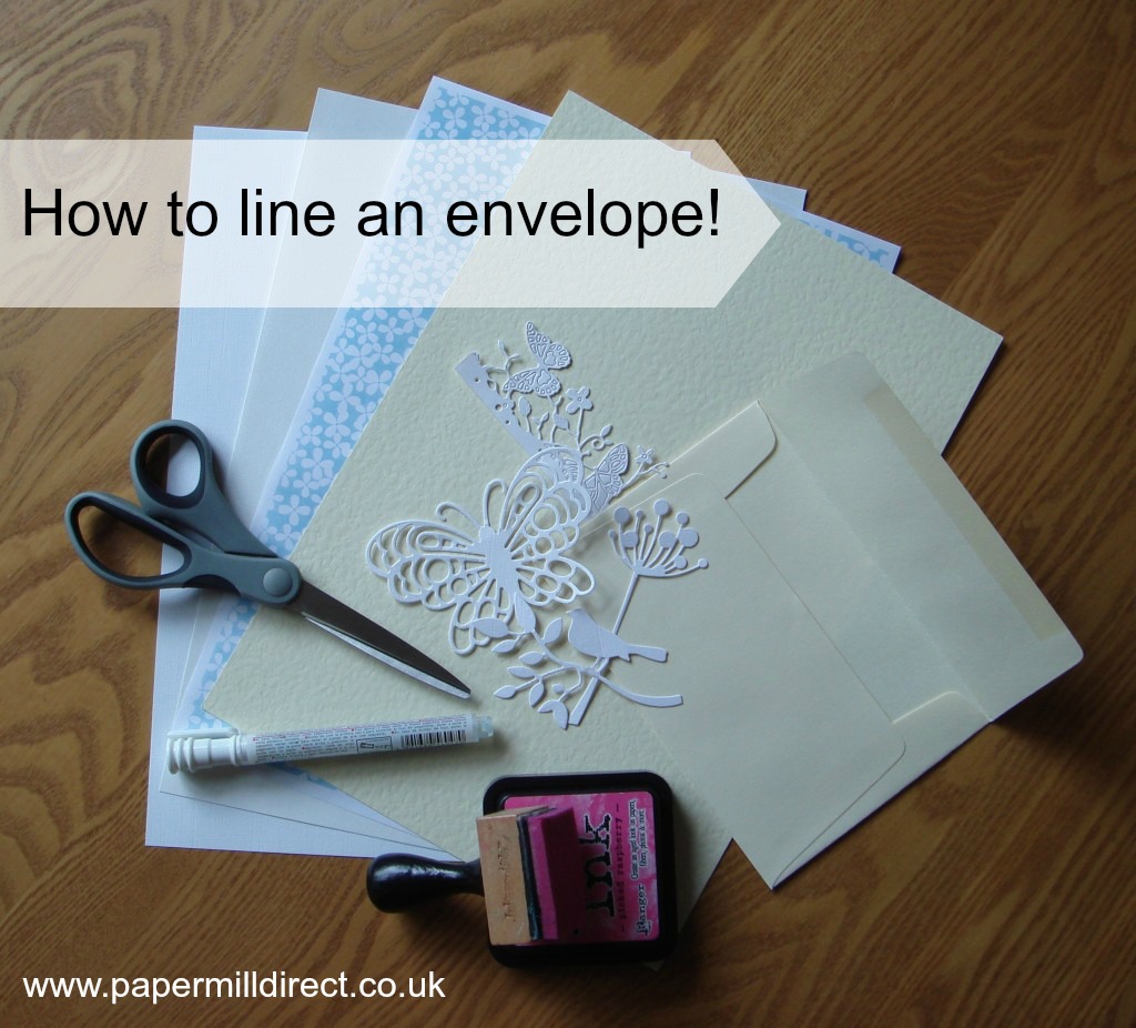 how to line envelopes