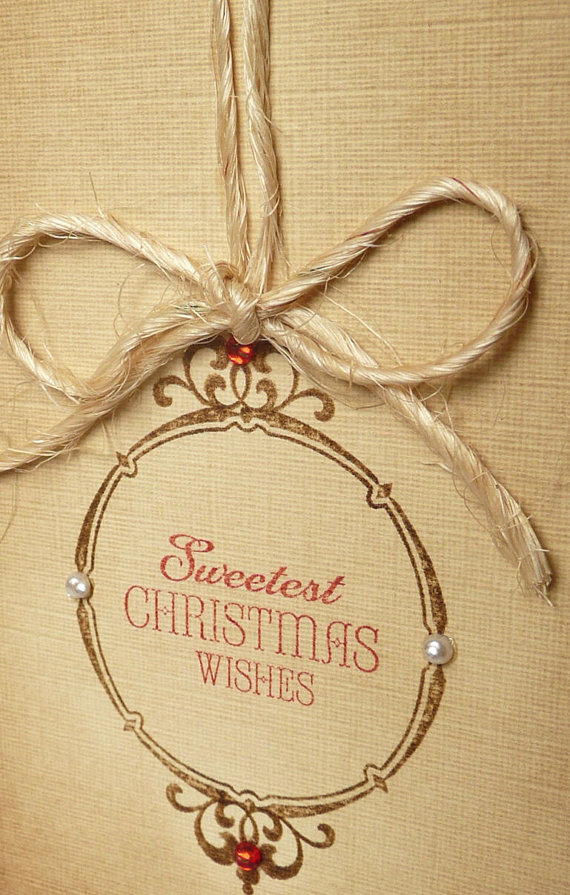 Christmas card detail