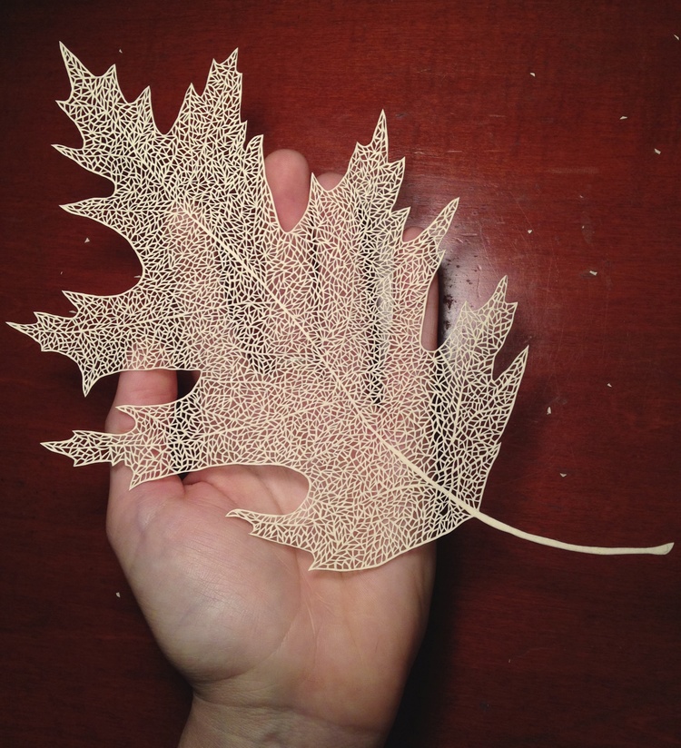 leaf papercut