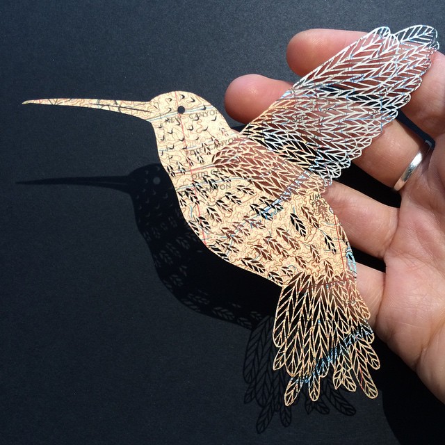 19 Different Artists Created Paper Art Pieces Using Only One Color Each