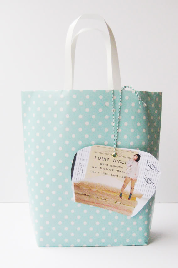 Gift bag with handles tutorial