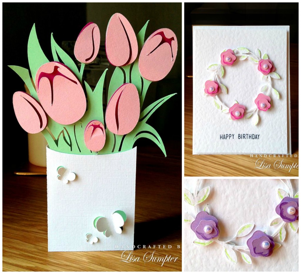 Tulips Card handmade