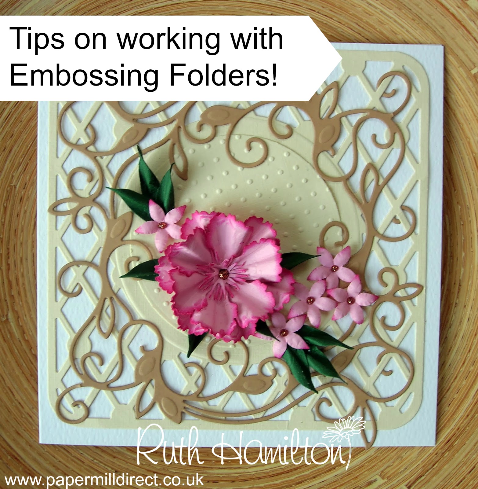 How to use embossing folders extra touches papermilldirect