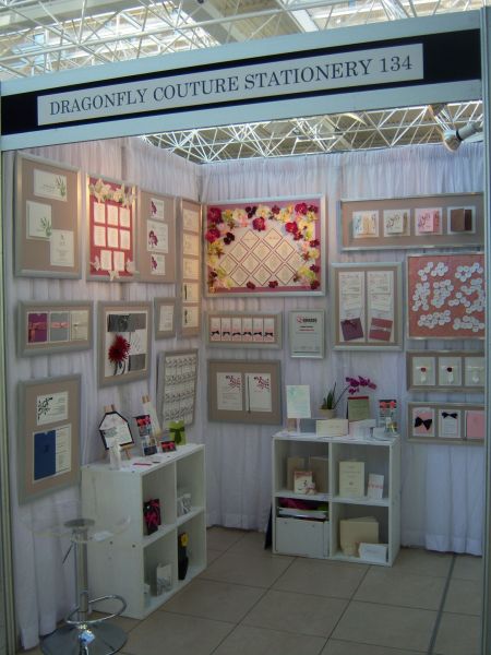 wedding fair stationery stand