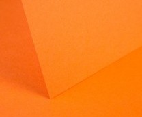 Bright Orange Smooth Card - Set Swatch